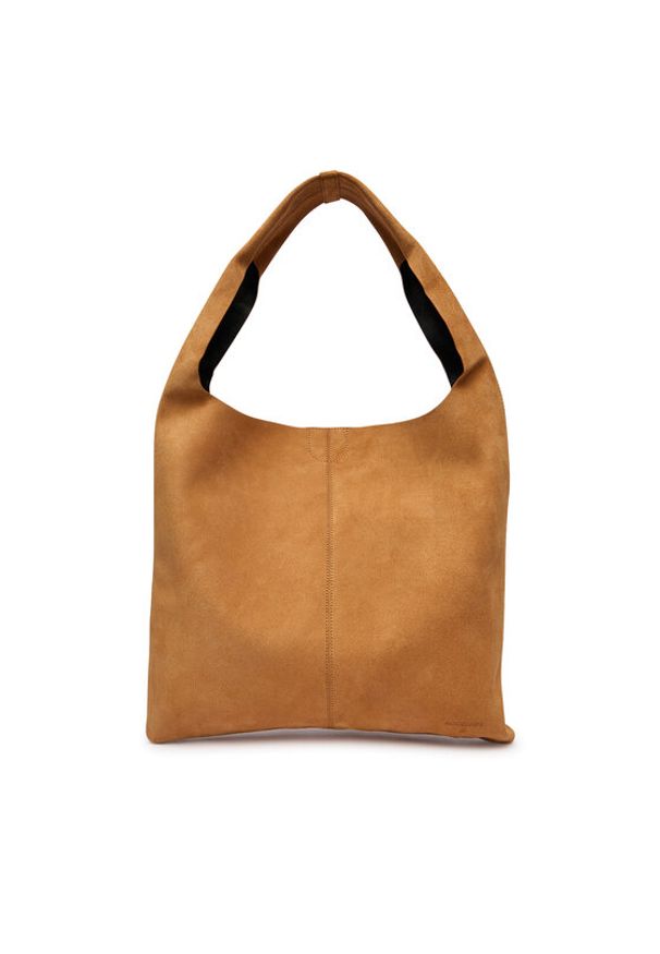 Patrizia Pepe Torebka 8B0321/L153-B878 Brązowy. Kolor: brązowy. Materiał: zamszowe, skórzane