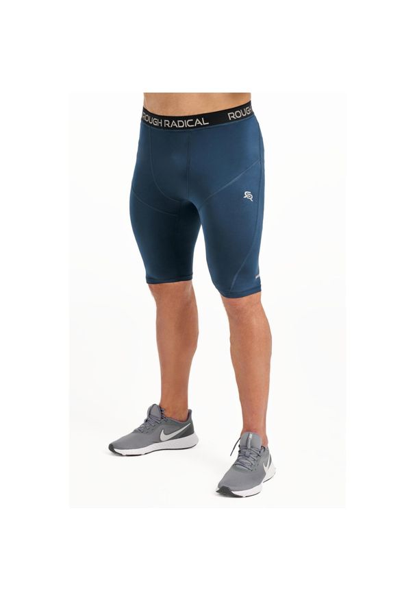 ROUGH RADICAL - Spodenki fitness męskie Rough Radical Tight Shorts. Kolor: niebieski. Sport: fitness