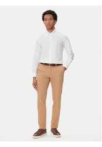 BOSS Koszula H-Roan 50544951 Biały Slim Fit. Kolor: biały. Materiał: bawełna