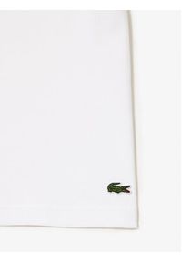 Lacoste T-Shirt TH1285 Biały Regular Fit. Kolor: biały. Materiał: bawełna #5