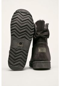 Cross Jeans - Śniegowce. Nosek buta: okrągły. Kolor: szary. Materiał: guma #4