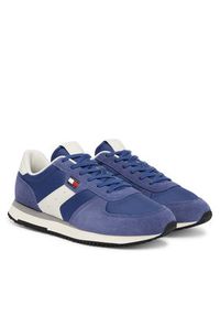 Tommy Jeans Sneakersy Tjm Eva Runner Mix Material EM0EM01737 Niebieski. Kolor: niebieski. Materiał: zamsz, skóra #4