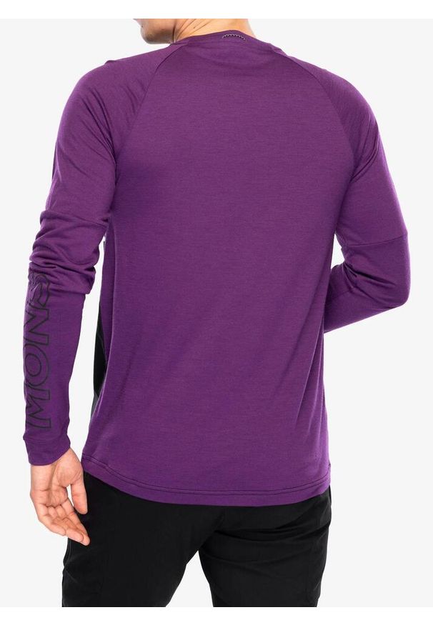 MONS ROYALE - Bluza rowerowa męska Mons Royale Tarn Merino Bike Wind Jersey. Kolor: czarny. Materiał: jersey