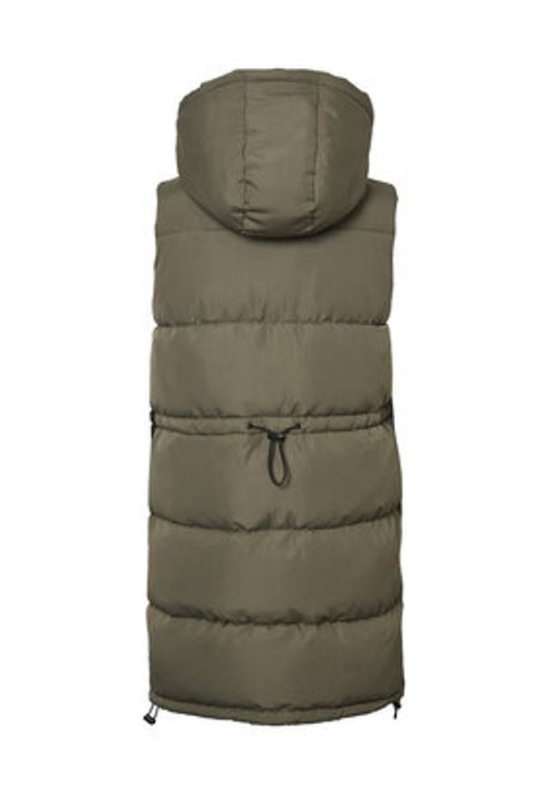 Noisy may - Noisy May Bezrękawnik 27018397 Khaki Regular Fit. Kolor: brązowy. Materiał: syntetyk. Długość rękawa: bez rękawów