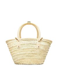JACQUEMUS Torebka Le Petit Panier Soli 23E223BA0443060 Beżowy. Kolor: beżowy #4