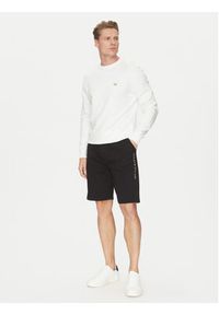 TOMMY HILFIGER - Tommy Hilfiger Szorty sportowe UM0UM03452 Czarny Regular Fit. Kolor: czarny. Materiał: syntetyk, bawełna. Styl: sportowy #5