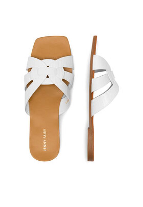 Jenny Fairy Klapki WYL0710-3 Biały. Kolor: biały. Materiał: syntetyk