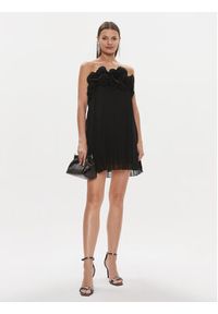 ViCOLO Sukienka koktajlowa TR1116 Czarny Regular Fit. Kolor: czarny. Materiał: syntetyk. Styl: wizytowy #4