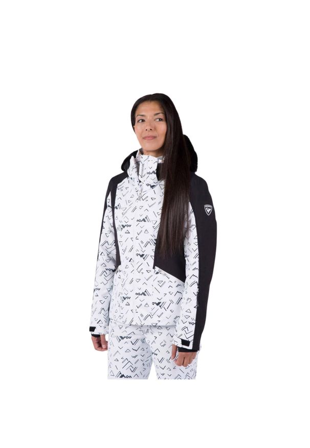 Kurtka Narciarska Rossignol damska W Saluver PR JKT biała. Kolor: biały. Sezon: zima. Sport: narciarstwo