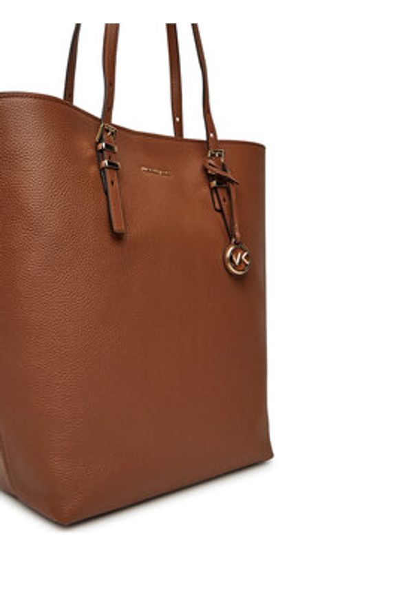 MICHAEL Michael Kors Torebka Quinn 30S5GQNT3L Brązowy. Kolor: brązowy. Materiał: skórzane
