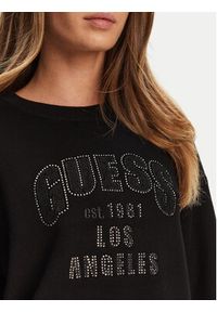 Guess Sweter W5YR26 Z26I2 Czarny Regular Fit. Kolor: czarny. Materiał: wiskoza #5
