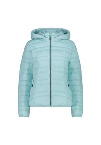 Damska kurtka bez rękawów z kapturem CMP Snaps. Typ kołnierza: kaptur. Kolor: niebieski. Materiał: puch. Długość rękawa: bez rękawów #1