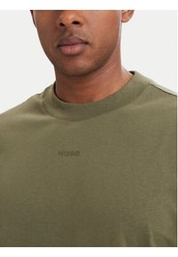 Hugo - HUGO T-Shirt Dapolino 50488330 Khaki Relaxed Fit. Kolor: brązowy. Materiał: bawełna #2