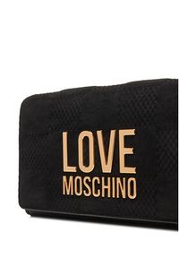 Love Moschino - LOVE MOSCHINO Torebka JC4127PP0NKB100A Czarny. Kolor: czarny. Materiał: skórzane #3