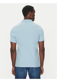 Barbour Polo Original Sports MML0358BL32 Błękitny Tailored Fit. Typ kołnierza: polo. Kolor: niebieski. Materiał: bawełna #3