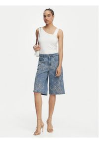 Liu Jo Beachwear Top VA6033 JS360 Biały Regular Fit. Kolor: biały. Materiał: wiskoza #5