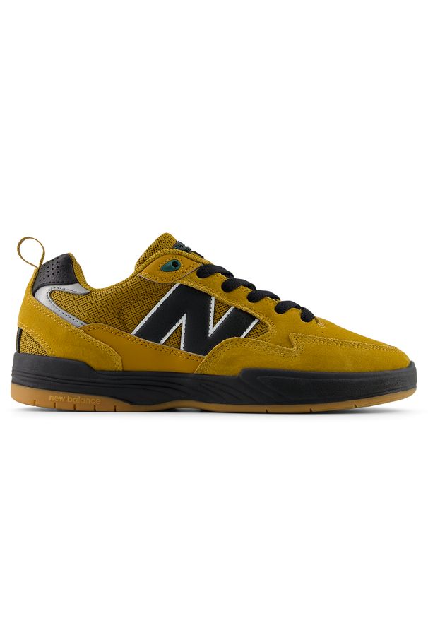 Buty męskie New Balance Numeric UN808BNB – brązowe. Kolor: brązowy. Materiał: materiał, zamsz, syntetyk, guma, skóra. Szerokość cholewki: normalna. Sport: skateboard