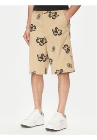 Hugo - HUGO Szorty materiałowe Damo242 50542159 Beżowy Baggy Fit. Kolor: beżowy. Materiał: bawełna