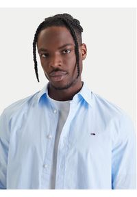 Tommy Jeans Koszula DM0DM22026 Błękitny Regular Fit. Kolor: niebieski. Materiał: bawełna #3
