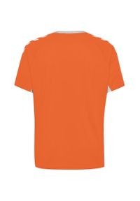 Koszulka sportowa z krótkim rękawem męska Hummel Core Team Jersey S/S. Kolor: pomarańczowy, wielokolorowy, żółty, czarny. Materiał: jersey. Długość rękawa: krótki rękaw. Długość: krótkie