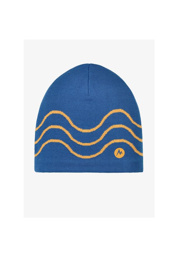 Czapka zimowa Marmot 50th Anniversary Beanie - trail blue/golden sun. Kolor: niebieski. Sezon: zima