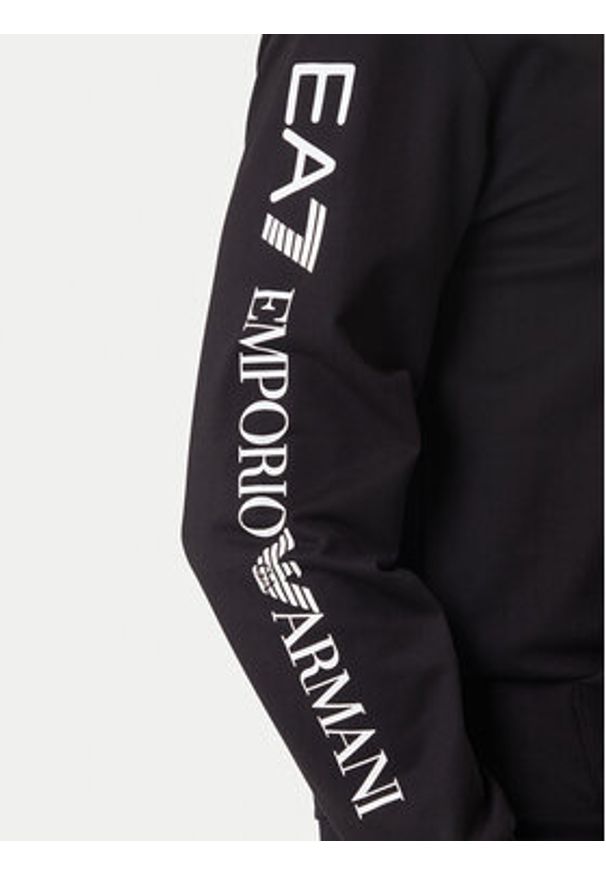 EA7 Emporio Armani Bluza 7M000569 AF13512 MC001 Czarny Regular Fit. Kolor: czarny. Materiał: bawełna