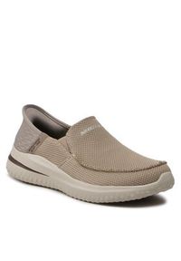 skechers - Skechers Półbuty Cabrino 210604/TPE Beżowy. Kolor: beżowy. Materiał: materiał #7