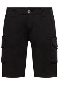 Alpha Industries Szorty materiałowe Crew 176203 Czarny Slim Fit. Kolor: czarny. Materiał: bawełna #4
