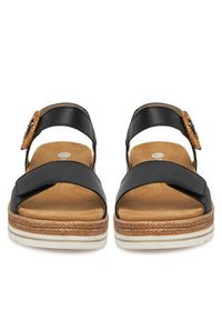 Remonte Sandały D0Q52-00 Czarny. Kolor: czarny. Materiał: skóra #4