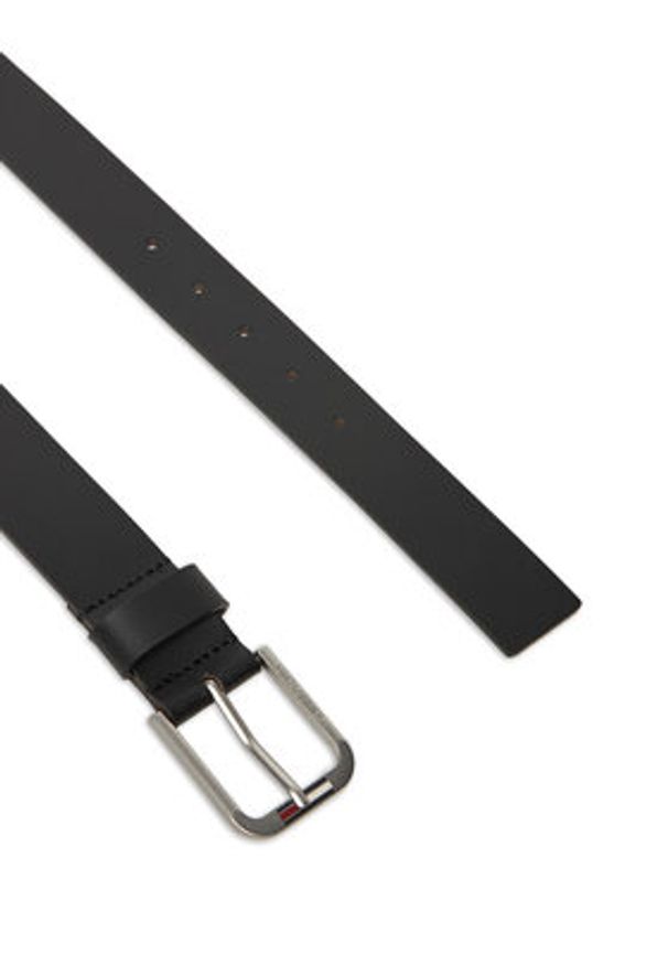 Tommy Jeans Pasek Męski Tjm Austin 3.5 AM0AM13686 Czarny. Kolor: czarny. Materiał: skóra