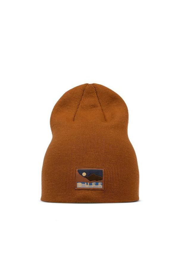 Buff - Czapka BUFF KNITTED BEANIE LILON LONG COPPER. Kolor: brązowy. Sezon: zima. Styl: sportowy