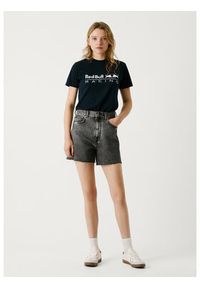 Pepe Jeans T-Shirt Red Bull Racing RL500004 Granatowy Regular Fit. Kolor: niebieski. Materiał: bawełna #3
