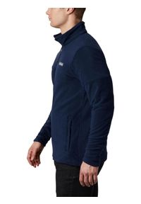 columbia - Polarowy sweter męski Columbia Basin Trail III Full Zip. Typ kołnierza: polo. Kolor: niebieski. Materiał: polar. Długość rękawa: długi rękaw. Długość: długie. Sezon: zima, jesień #2