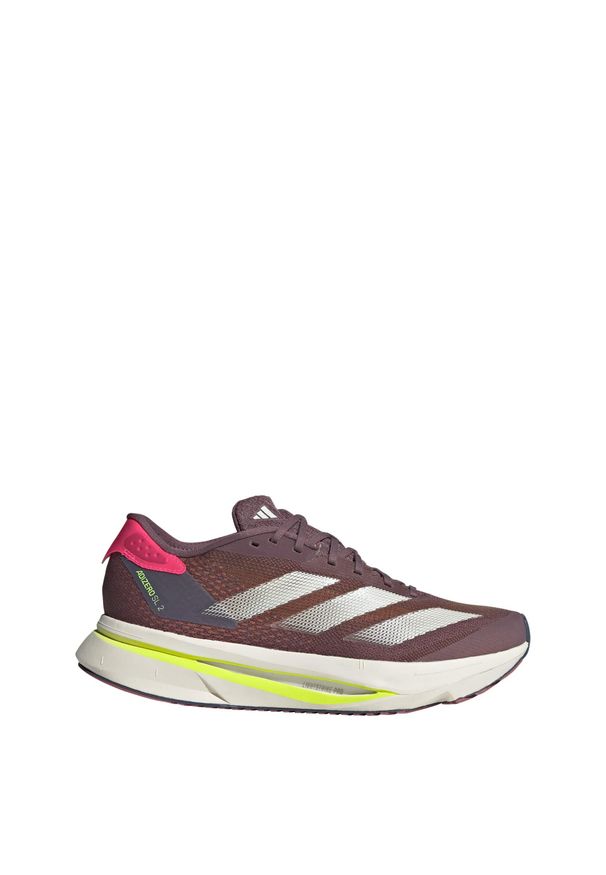 Adidas - Buty Adizero SL2 Running. Kolor: fioletowy, różowy, biały, wielokolorowy. Materiał: materiał. Sport: bieganie