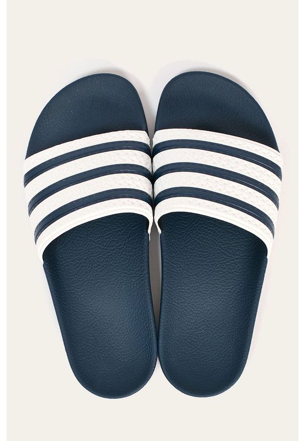 adidas Originals - Klapki. Kolor: niebieski