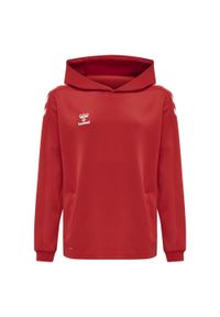 Bluza dziecięca z kapturem Hummel hmlCORE XK. Typ kołnierza: kaptur. Kolor: czerwony, wielokolorowy, różowy. Materiał: polar. Sport: joga i pilates #1