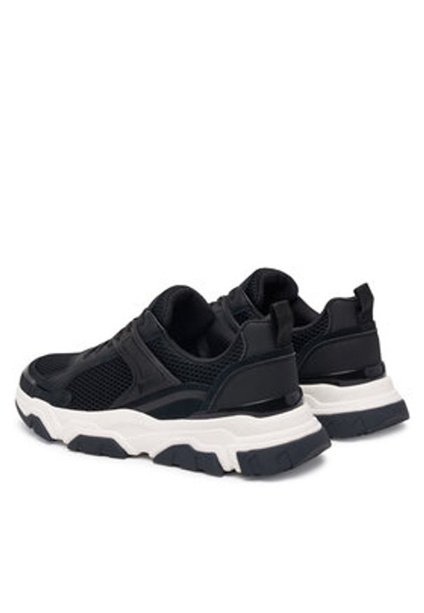 Just Cavalli Sneakersy 80QA3SH5 ZSE66 Czarny. Kolor: czarny. Materiał: materiał