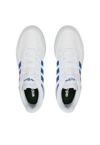 Adidas - adidas Sneakersy Hoops 3.0 GY5435 Biały. Kolor: biały. Materiał: materiał