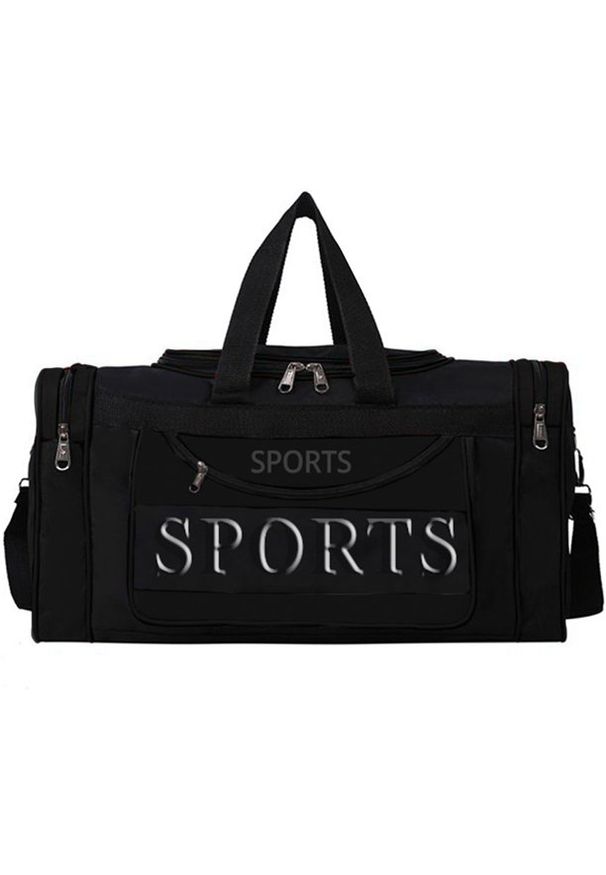 PELLUCCI - Pellucci Torba podróżna duża 20l sportowa treningowa bagaż - wysyłamy czarną. Kolor: czarny. Styl: sportowy
