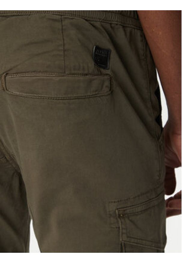 Alpha Industries Joggery Twill 116202 Zielony Regular Fit. Kolor: zielony. Materiał: bawełna