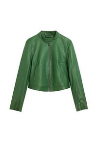 Desigual Kurtka z imitacji skóry Ariel 26SWEW09 Zielony Regular Fit. Kolor: zielony. Materiał: skóra #2