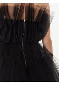 Kontatto Sukienka koktajlowa BO135 Czarny Regular Fit. Kolor: czarny. Materiał: syntetyk. Styl: wizytowy #9