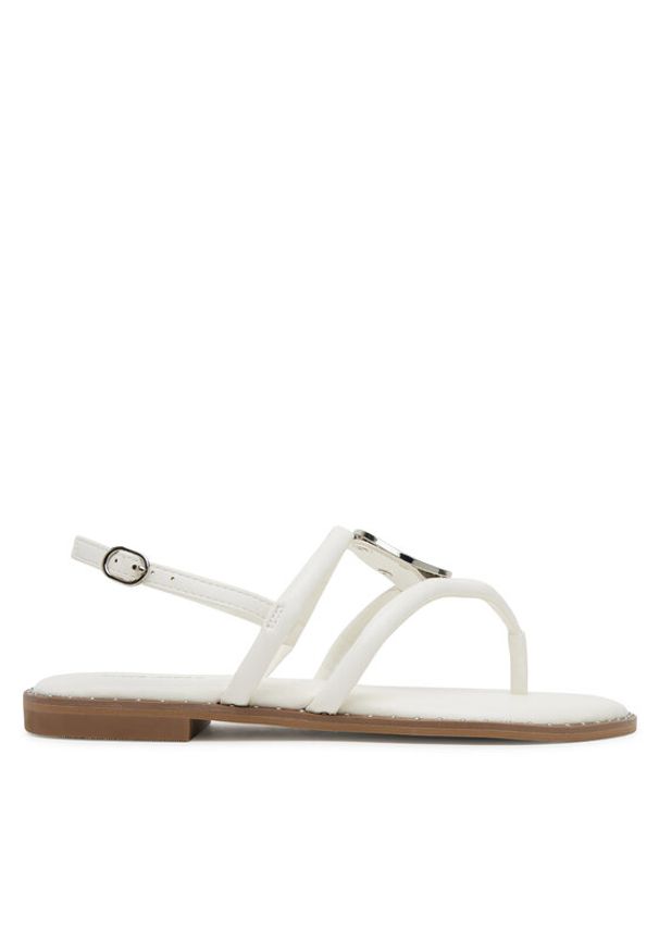 Nine West Sandały 123AL1754 Biały. Kolor: biały. Materiał: syntetyk, materiał