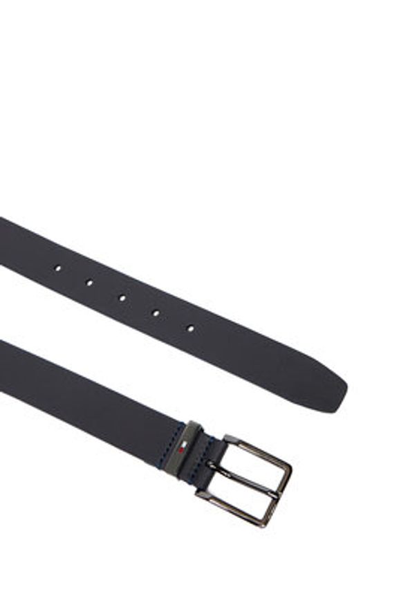 TOMMY HILFIGER - Tommy Hilfiger Pasek Oliver 3.0 AM0AM14183 Granatowy. Kolor: niebieski. Materiał: skóra