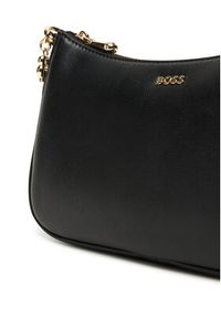 BOSS Torebka 50547773 Czarny. Kolor: czarny. Materiał: skórzane