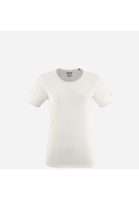 Koszulka damska z krótkim rękawem Millet Wanaka Light Ts Ss W active fit. Kolor: biały. Materiał: tkanina. Długość rękawa: krótki rękaw. Długość: krótkie. Sport: turystyka piesza