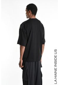 La Haine Inside Us T-Shirt | 3Z M1214 | Mężczyzna | Czarny. Kolor: czarny. Materiał: bawełna. Wzór: aplikacja #4