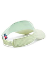 Tommy Jeans Daszek Spring Break Visor AW0AW14600 Zielony. Kolor: zielony. Materiał: poliester, materiał