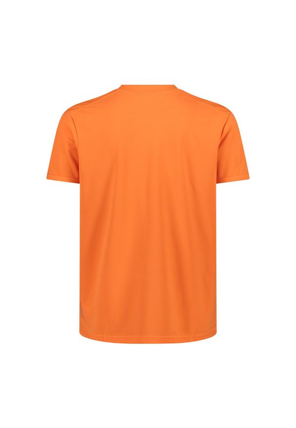 Koszulka męska CMP 30T5057. Kolor: żółty, wielokolorowy, pomarańczowy. Sport: turystyka piesza