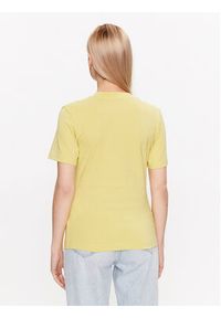Calvin Klein Jeans T-Shirt J20J221429 Żółty Regular Fit. Kolor: żółty. Materiał: bawełna